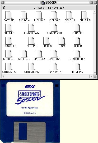 EPYX Street Sports Soccer for the Apple IIGS