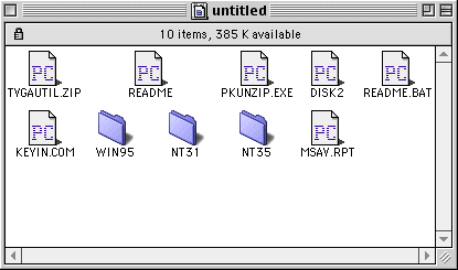 Trident Utility Disk 2 Window