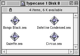 Typecase Volume 1 Disk 8