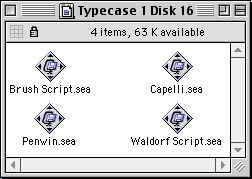 Typecase Volume 1 Disk 16